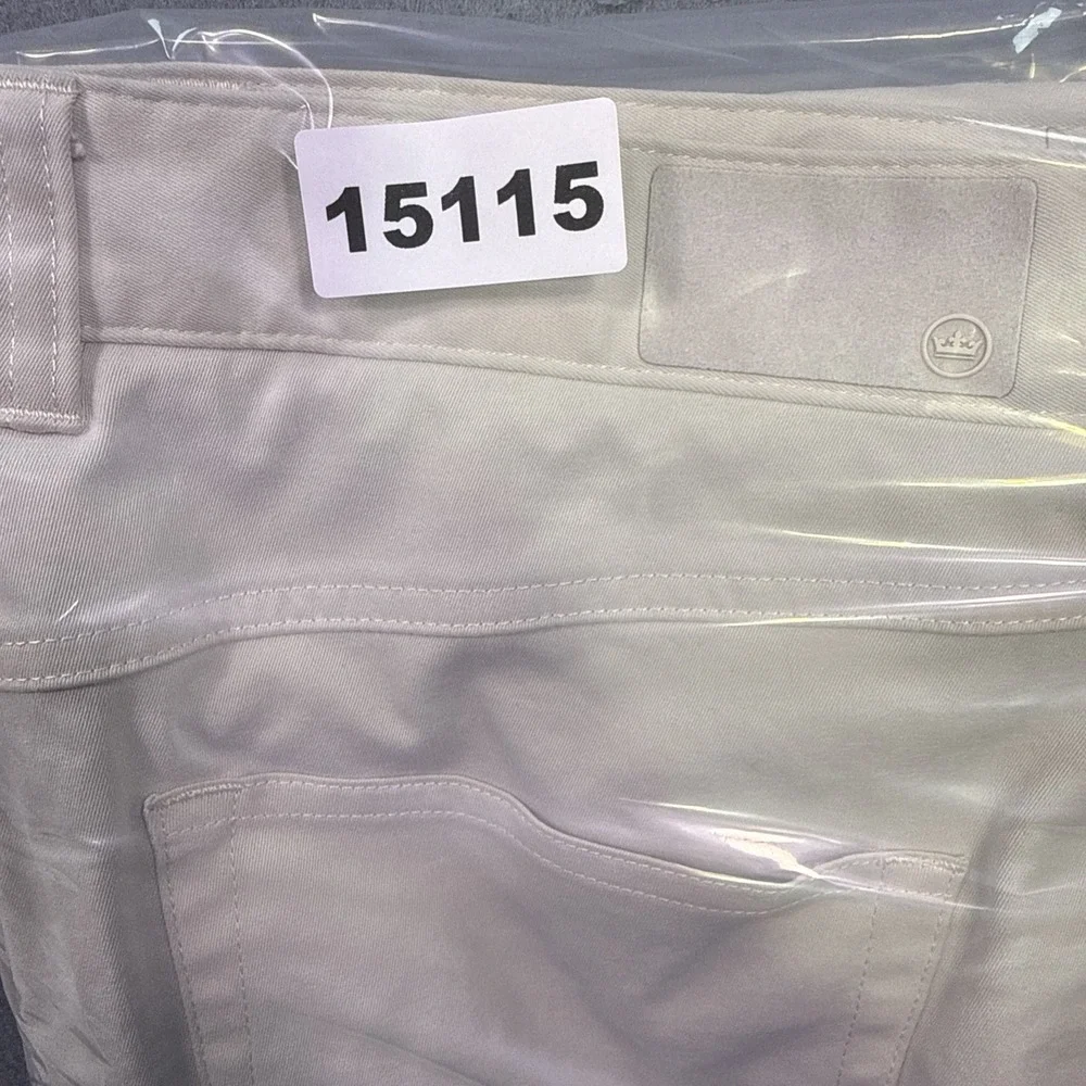 Peter Millar GOLF PANTSMENS 38 Performance Five Pocket  TAN  (38x30.5)